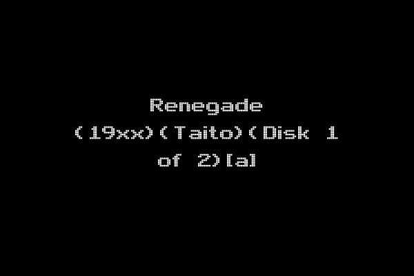 Renegade (19xx)(Taito)(Disk 1 of 2)[a]