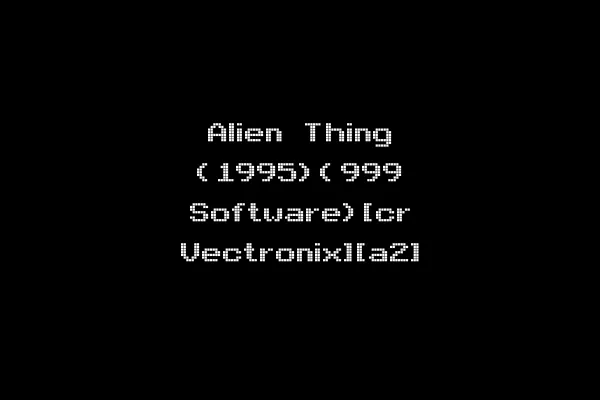 Alien Thing (1995)(999 Software)[cr Vectronix][a2]