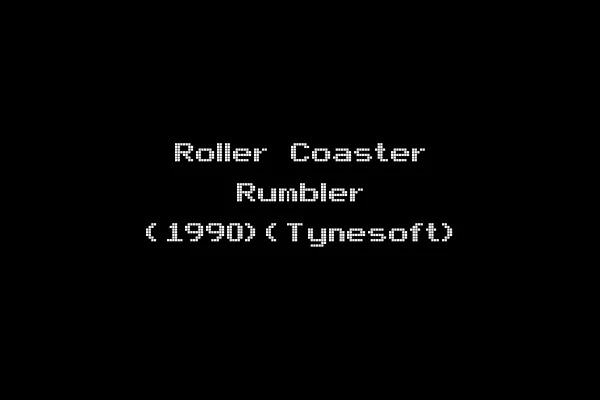 Roller Coaster Rumbler (1990)(Tynesoft)