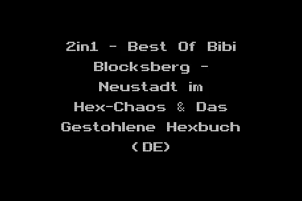 2in1 - Best Of Bibi Blocksberg - Neustadt im Hex-Chaos & Das Gestohlene Hexbuch (DE)