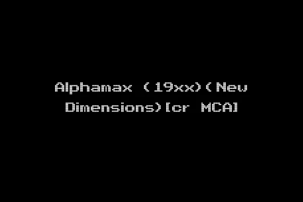 Alphamax (19xx)(New Dimensions)[cr MCA]