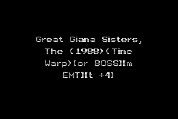 Great Giana Sisters, The (1988)(Time Warp)[cr BOSS][m EMT][t +4]