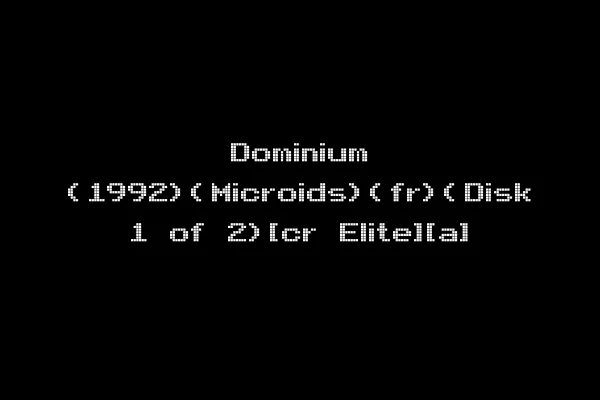 Dominium (1992)(Microids)(fr)(Disk 1 of 2)[cr Elite][a]