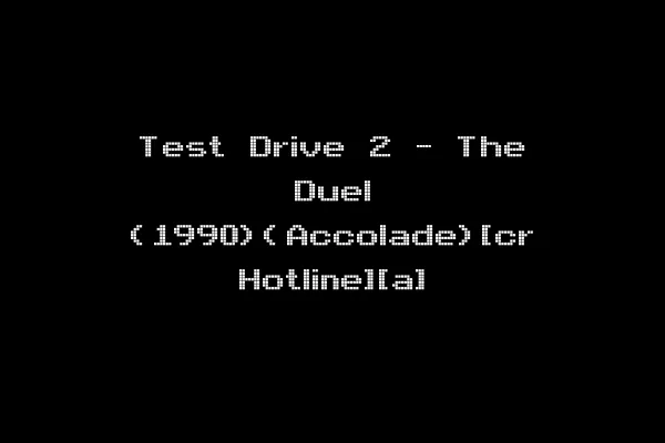 Test Drive 2 - The Duel (1990)(Accolade)[cr Hotline][a]