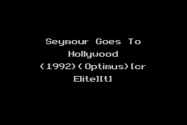 Seymour Goes To Hollywood (1992)(Optimus)[cr Elite][t]