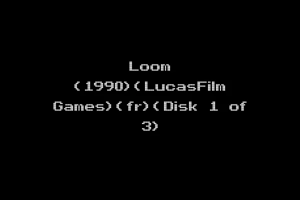 Loom (1990)(LucasFilm Games)(fr)(Disk 1 of 3)