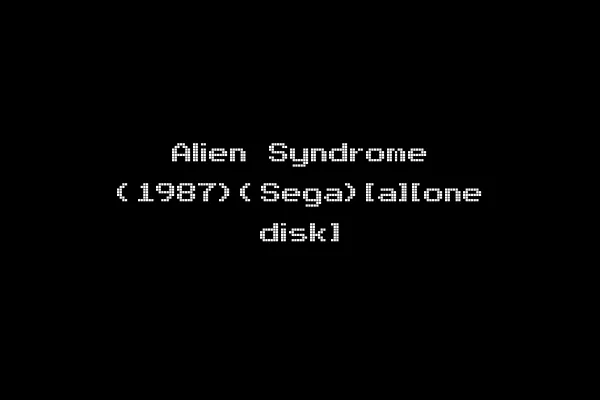 Alien Syndrome (1987)(Sega)[a][one disk]