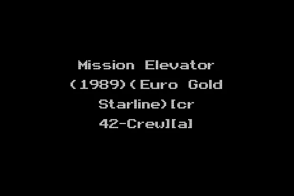 Mission Elevator (1989)(Euro Gold Starline)[cr 42-Crew][a]