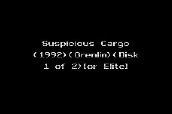 Suspicious Cargo (1992)(Gremlin)(Disk 1 of 2)[cr Elite]