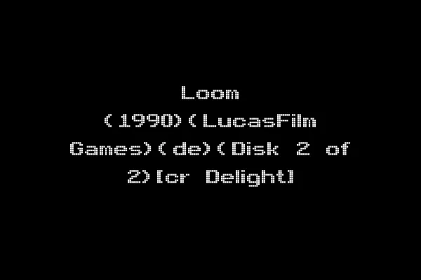 Loom (1990)(LucasFilm Games)(de)(Disk 2 of 2)[cr Delight]