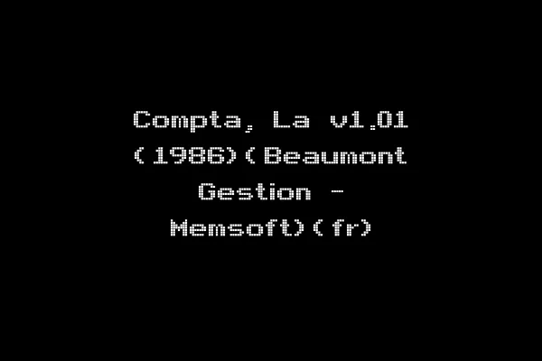 Compta, La v1.01 (1986)(Beaumont Gestion - Memsoft)(fr)