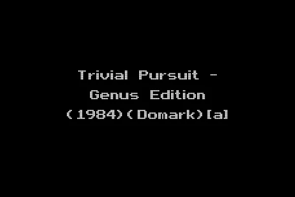 Trivial Pursuit - Genus Edition (1984)(Domark)[a]