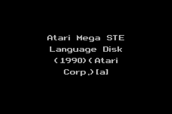 Atari Mega STE Language Disk (1990)(Atari Corp.)[a]