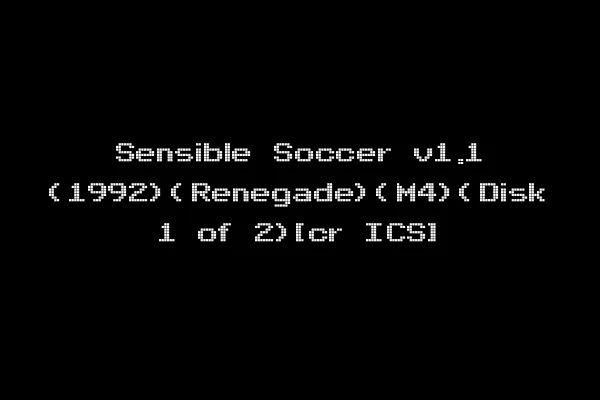 Sensible Soccer v1.1 (1992)(Renegade)(M4)(Disk 1 of 2)[cr ICS]