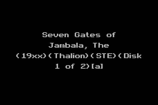 Seven Gates of Jambala, The (19xx)(Thalion)(STE)(Disk 1 of 2)[a]