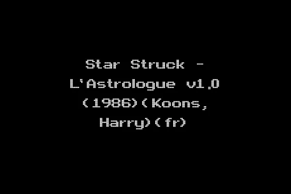 Star Struck - L'Astrologue v1.0 (1986)(Koons, Harry)(fr)
