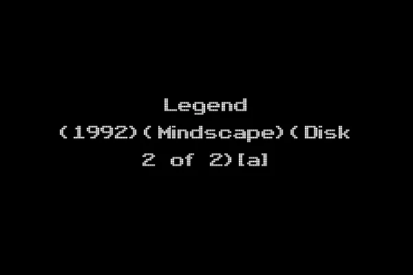 Legend (1992)(Mindscape)(Disk 2 of 2)[a]