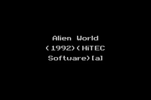 Alien World (1992)(HiTEC Software)[a]