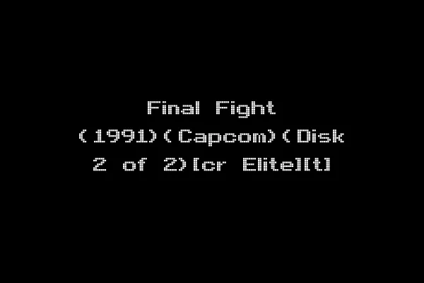 Final Fight (1991)(Capcom)(Disk 2 of 2)[cr Elite][t]