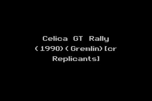 Celica GT Rally (1990)(Gremlin)[cr Replicants]