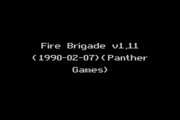Fire Brigade v1.11 (1990-02-07)(Panther Games)