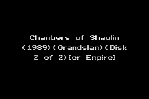 Chambers of Shaolin (1989)(Grandslam)(Disk 2 of 2)[cr Empire]