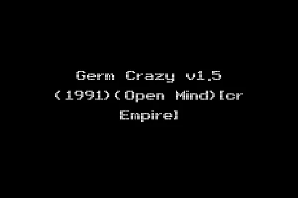 Germ Crazy v1.5 (1991)(Open Mind)[cr Empire]