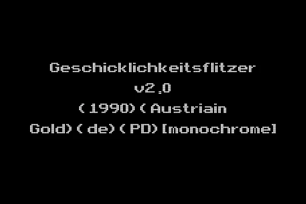 Geschicklichkeitsflitzer v2.0 (1990)(Austriain Gold)(de)(PD)[monochrome]