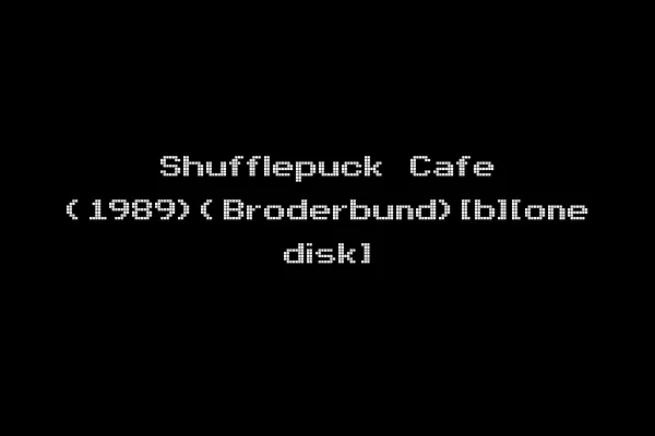 Shufflepuck Cafe (1989)(Broderbund)[b][one disk]