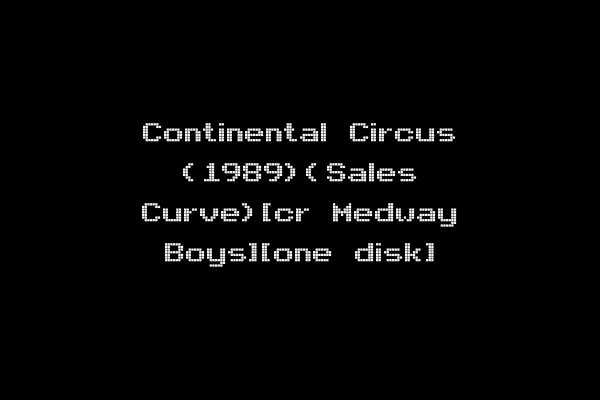 Continental Circus (1989)(Sales Curve)[cr Medway Boys][one disk]