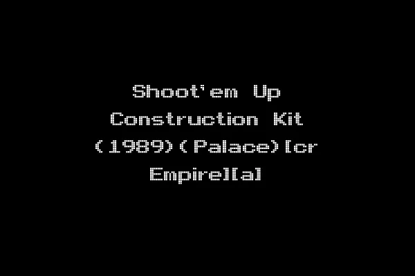 Shoot'em Up Construction Kit (1989)(Palace)[cr Empire][a]