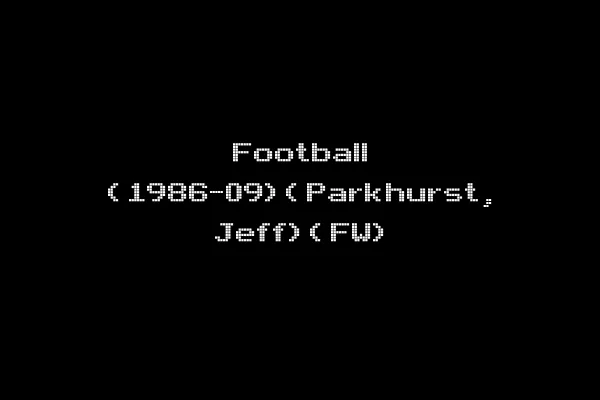 Football (1986-09)(Parkhurst, Jeff)(FW)