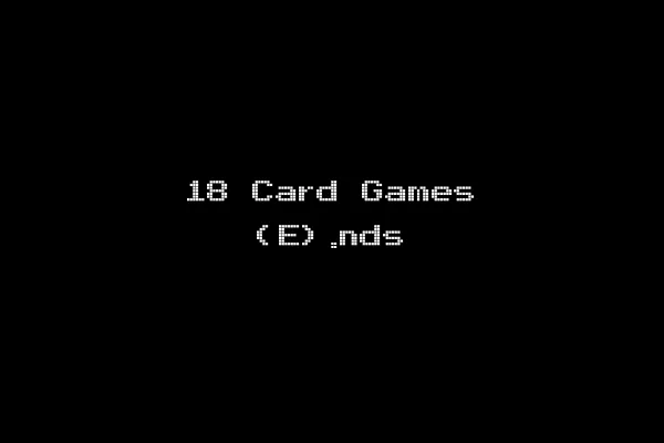 18 Card Games (E).nds