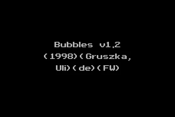 Bubbles v1.2 (1998)(Gruszka, Uli)(de)(FW)