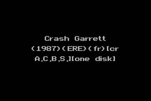 Crash Garrett (1987)(ERE)(fr)[cr A.C.B.S.][one disk]