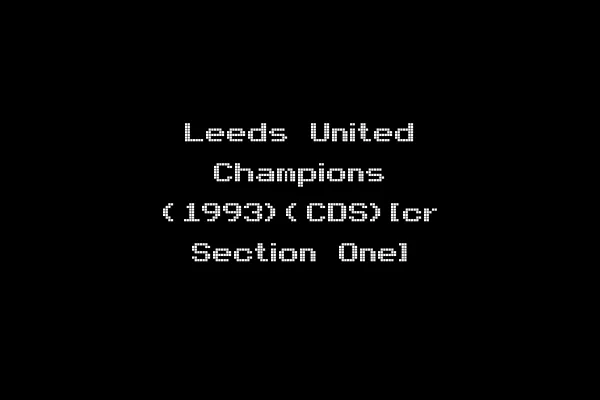 Leeds United Champions (1993)(CDS)[cr Section One]