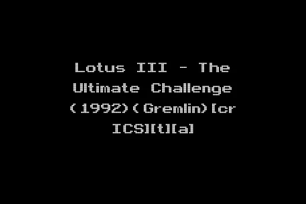 Lotus III - The Ultimate Challenge (1992)(Gremlin)[cr ICS][t][a]