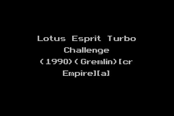 Lotus Esprit Turbo Challenge (1990)(Gremlin)[cr Empire][a]