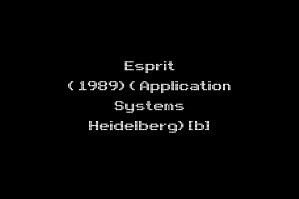 Esprit (1989)(Application Systems Heidelberg)[b]