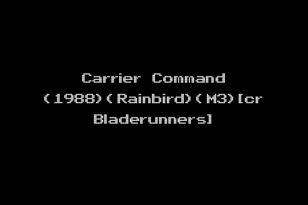 Carrier Command (1988)(Rainbird)(M3)[cr Bladerunners]
