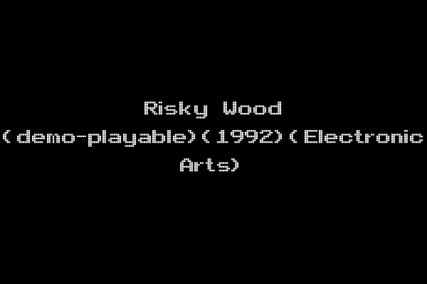 Risky Wood (demo-playable)(1992)(Electronic Arts)