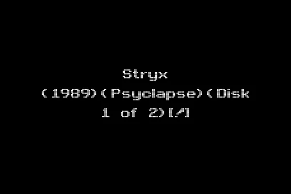 Stryx (1989)(Psyclapse)(Disk 1 of 2)[!]