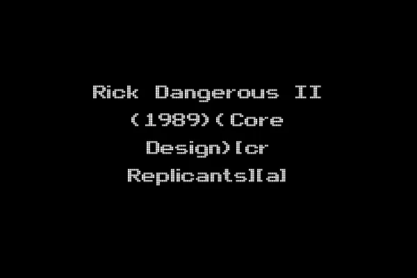 Rick Dangerous II (1989)(Core Design)[cr Replicants][a]