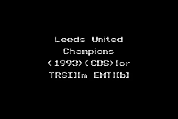 Leeds United Champions (1993)(CDS)[cr TRSI][m EMT][b]
