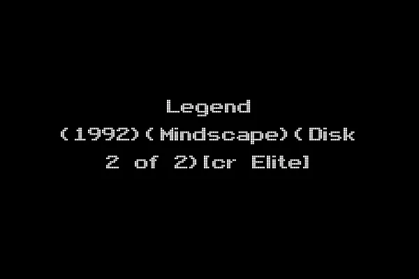 Legend (1992)(Mindscape)(Disk 2 of 2)[cr Elite]