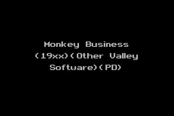 Monkey Business (19xx)(Other Valley Software)(PD)