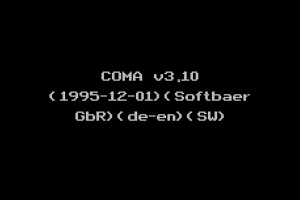 COMA v3.10 (1995-12-01)(Softbaer GbR)(de-en)(SW)
