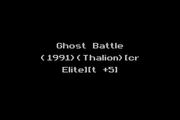 Ghost Battle (1991)(Thalion)[cr Elite][t +5]