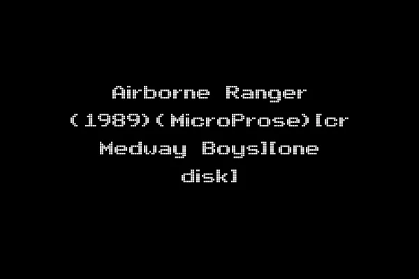 Airborne Ranger (1989)(MicroProse)[cr Medway Boys][one disk]