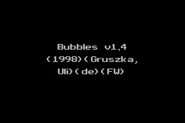 Bubbles v1.4 (1998)(Gruszka, Uli)(de)(FW)